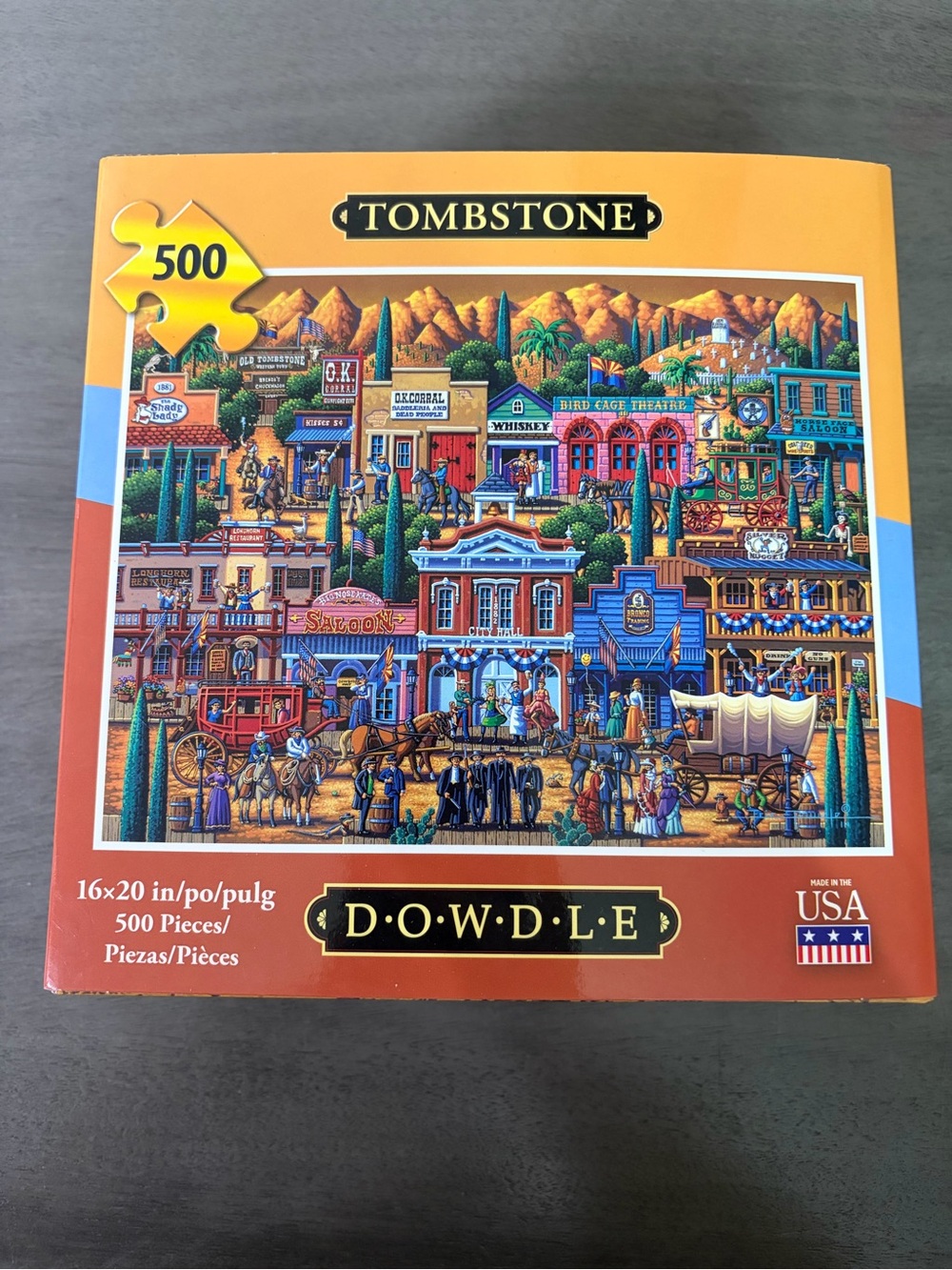 Dowdle Tombstone 500-Piece Jigsaw Puzzle - Multicolor